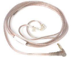 KZ 2-pins oortelefoonkabel, hoogwaardige koperen 3,5 mm vervangende kabel voor ZSN/ZSN PRO/ZS10 PRO/AS16/AS12/ZSX/ZSN PRO-X/ZAX (C-pin 3,5 mm, zwart, microfoon)