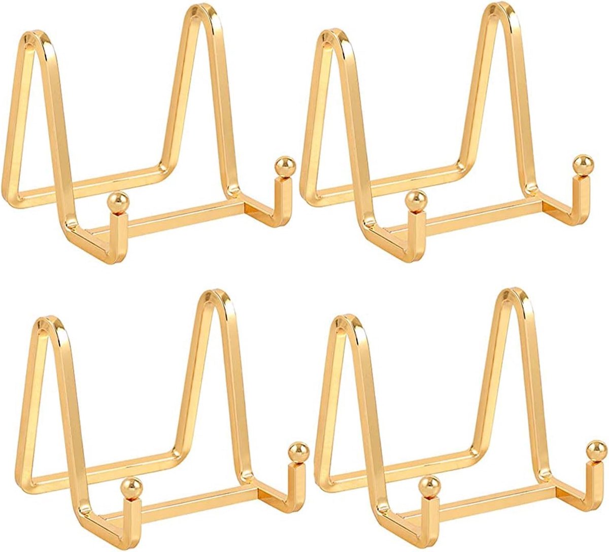 Ezel Display Standaard - 3 inch Metalen Bordstandaards voor Display - Tafelblad Afbeelding Standaard - Goud IJzeren Ezels voor Display Afbeeldingen | Fotolijsten | Boek | Decoratieve
