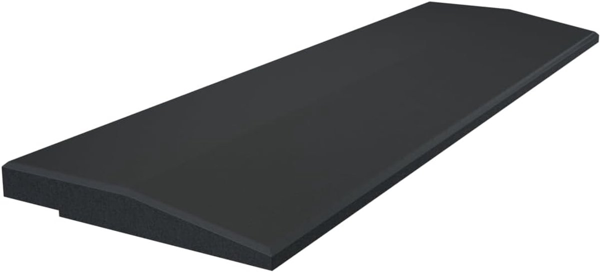 Profielrubberen tegel met waterdichte SBR-coating, 50 x 15 x 2 cm