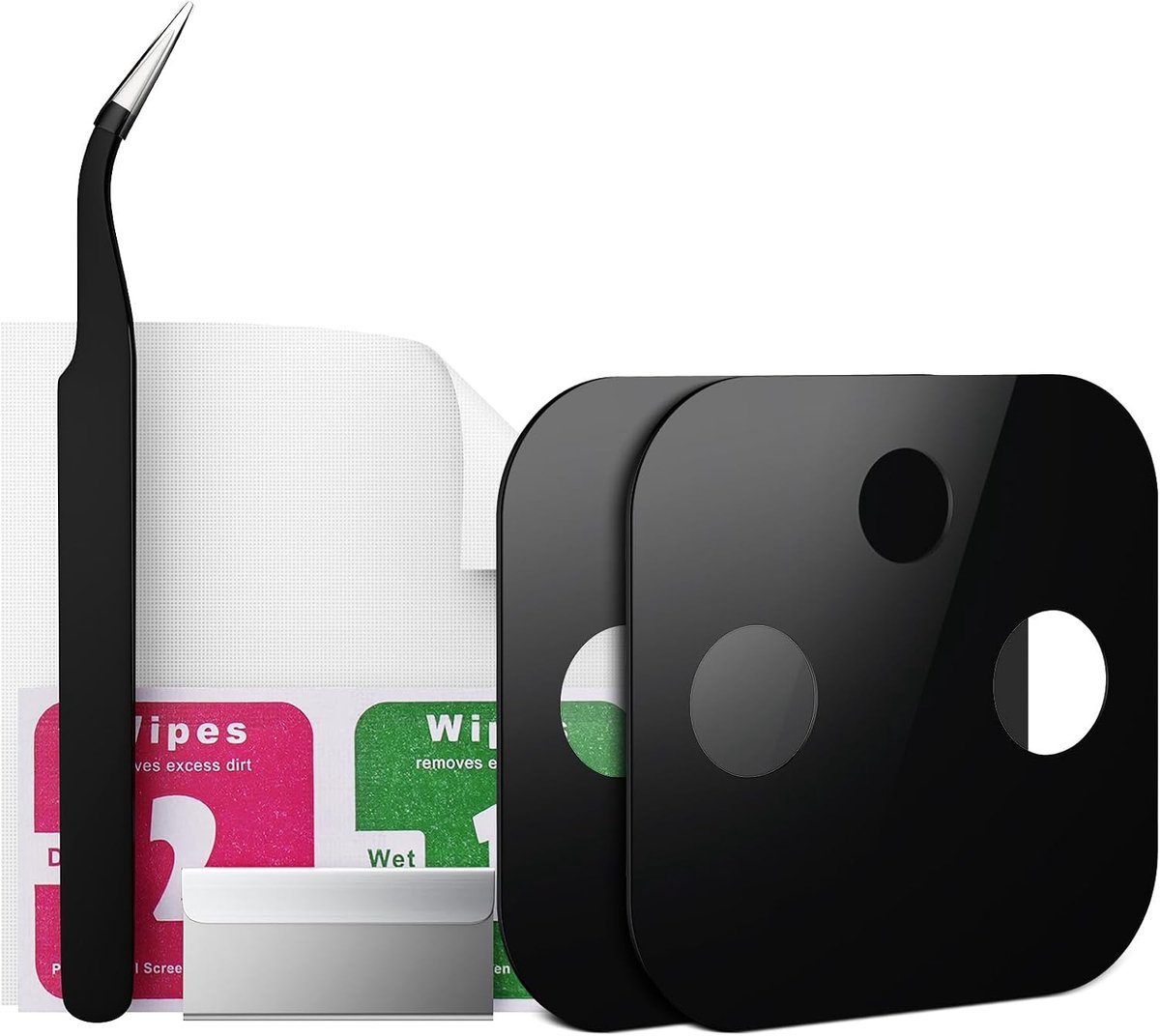 2 Pack Rug Terug Camera Lens Glas Vervanging voor (Google Pixel 5a 5G) Originele kwaliteit Met professionele reparatieset