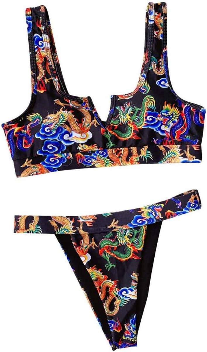 Lingeriesets dames Badpak set plus size vrouwen badmode sexy gewatteerde verstelbare riem omzoomde bikini badpak set