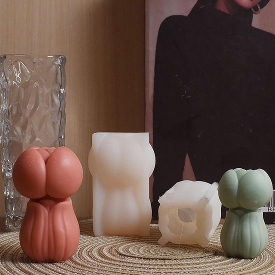 Gietvormen lente, 3D-tulpen, kaarsvormen, siliconen vorm, bloemen, gietvormen, siliconen tulpvormen, kaarsvormen voor gieten, siliconen vorm, lente voor kaarsen, gips, sojawas (B) — afbeelding 3