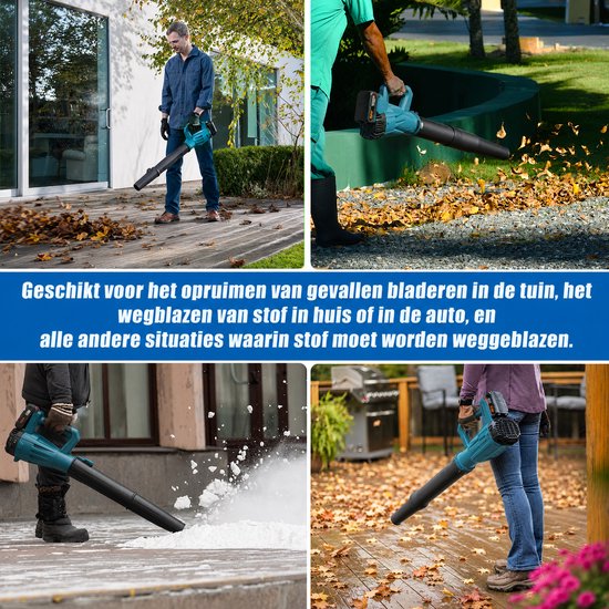 Accu Bladblazer 20V – blazer - luchtsnelheid 260 km/u - extra krachtige 4.0Ah Accu — afbeelding 4