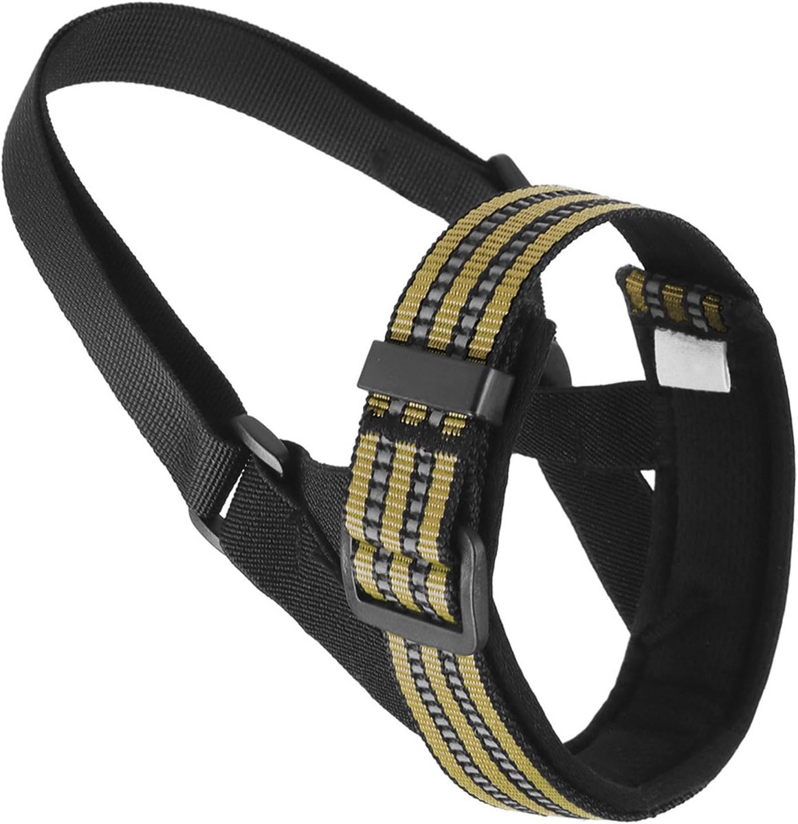 Muilkorf Honden - Hondensnuit - Zachte muilkorf hond - zachte nylon muilkorf - met Reflecterende - hondenmondkapje - Verstelbare hondenmuilkorf - blaf anti-bijt snuit - 1 stuk - snuit 20-25 cm (M)