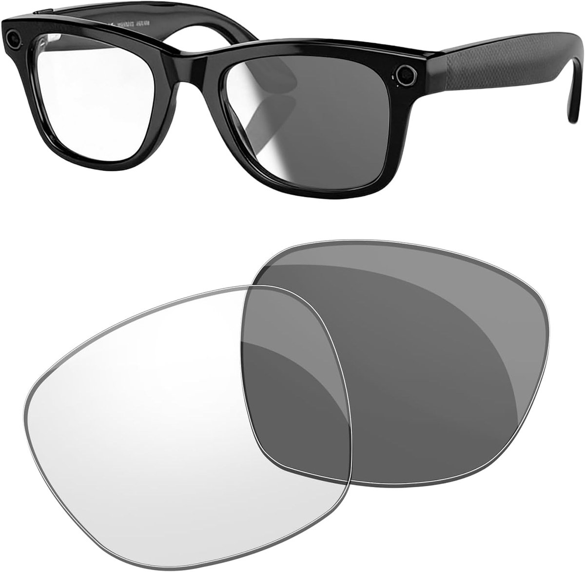 Lenzen Vervanging voor Ray-Ban Meta Wayfarer RW4006 50mm Zonnebril Geen Gepolariseerd