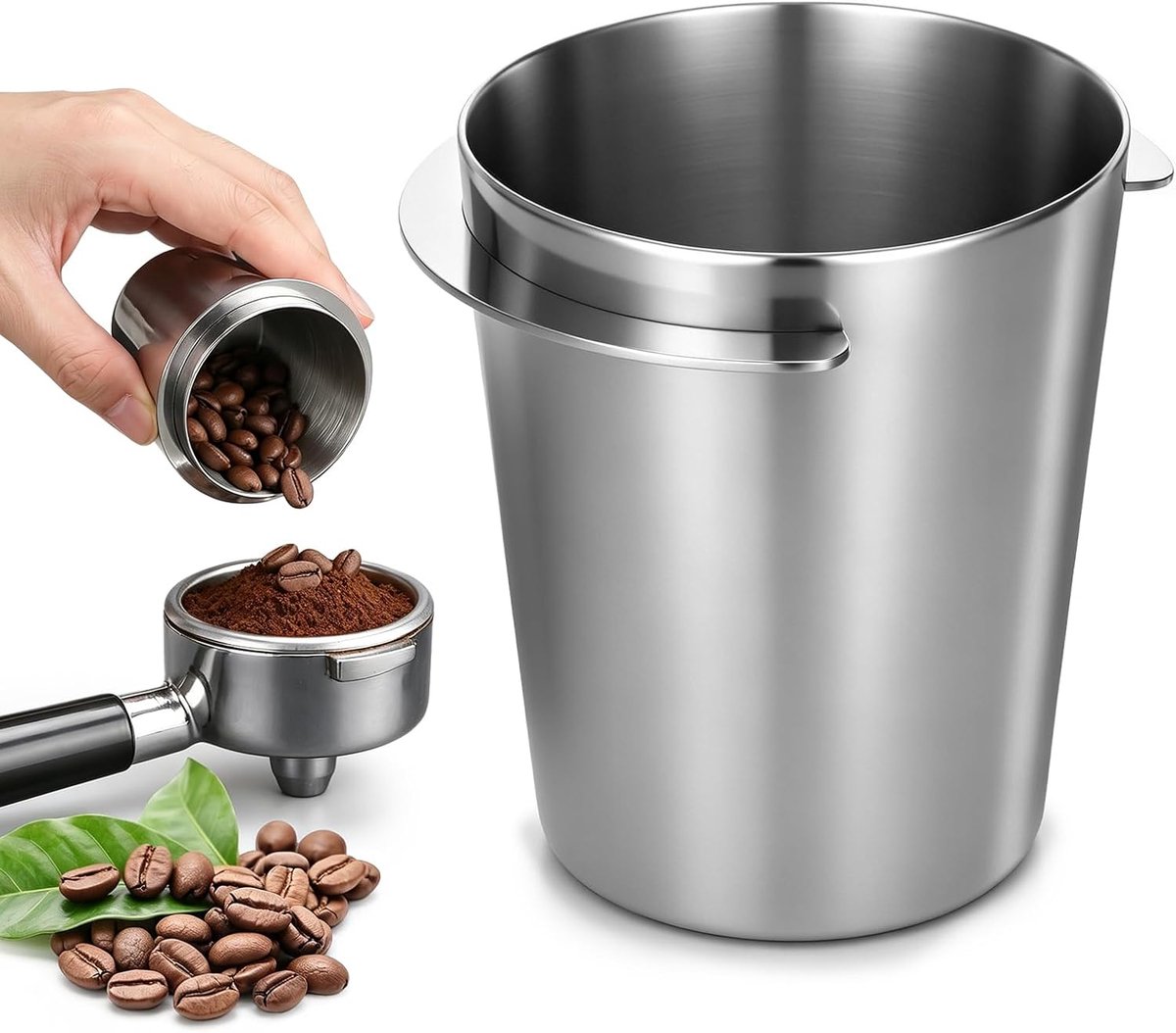 58 mm doseerbeker koffie filterhouder doseerring 58 mm koffie accessoires roestvrij staal koffie doseerbeker doseerbeker espresso accessoires voor espressomachine