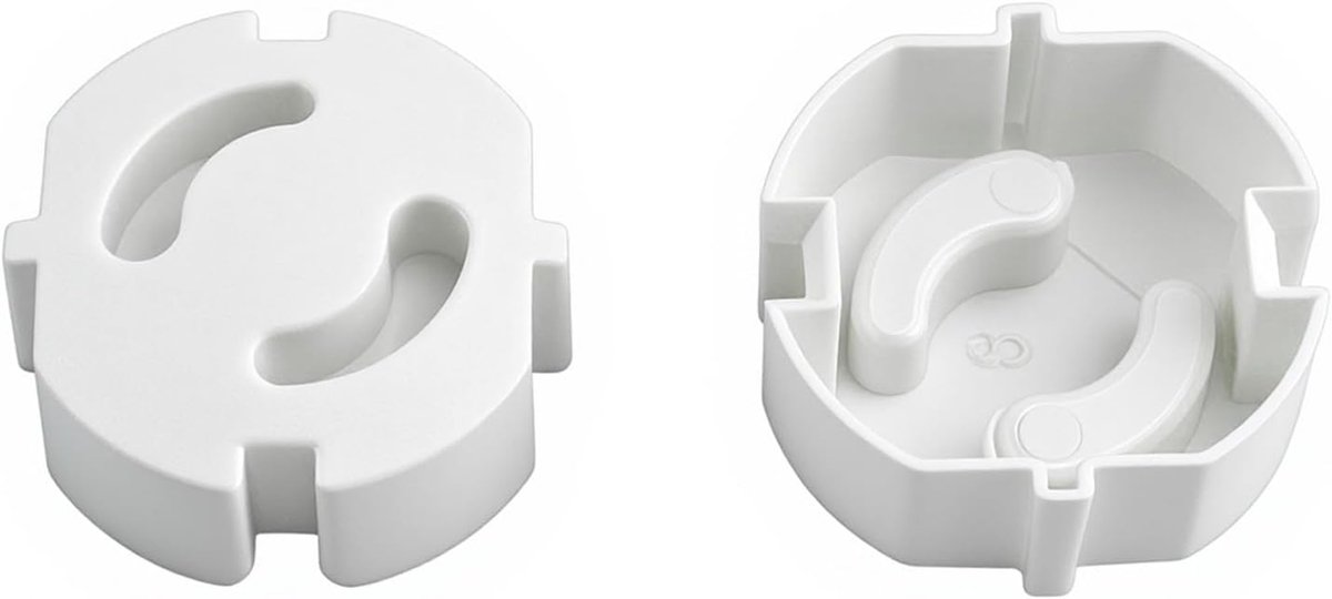 Set van 25 stopcontacten, kinderveiligheid, stopcontact bescherming, stopcontact cover, witte plastic stekker bescherming, kinderveiligheid 4 * 4cm