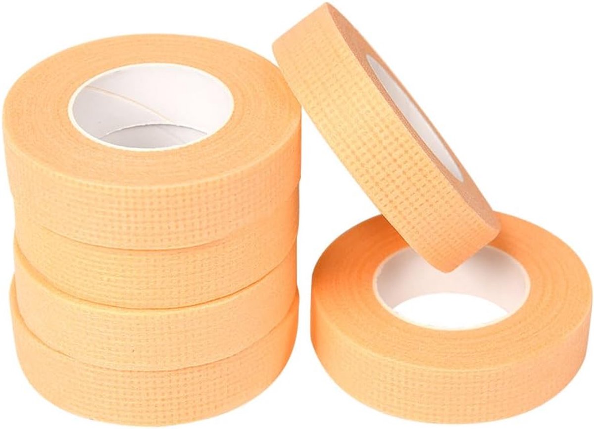 Wimper Plakband Wimperband Wimper Extensie Plakband Lash Tape Micropore Wimpertape Eyelash Extension Tape (Orange Band*6)