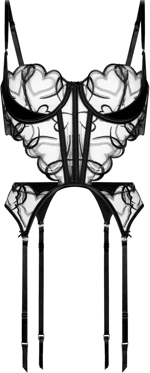 Hunkemöller Bustier Olivia Zwart