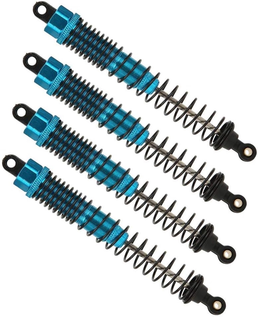Schokdempers demper, blauw 130 mm CNC-bewerking, compatibel met SXC10 D90 RC auto