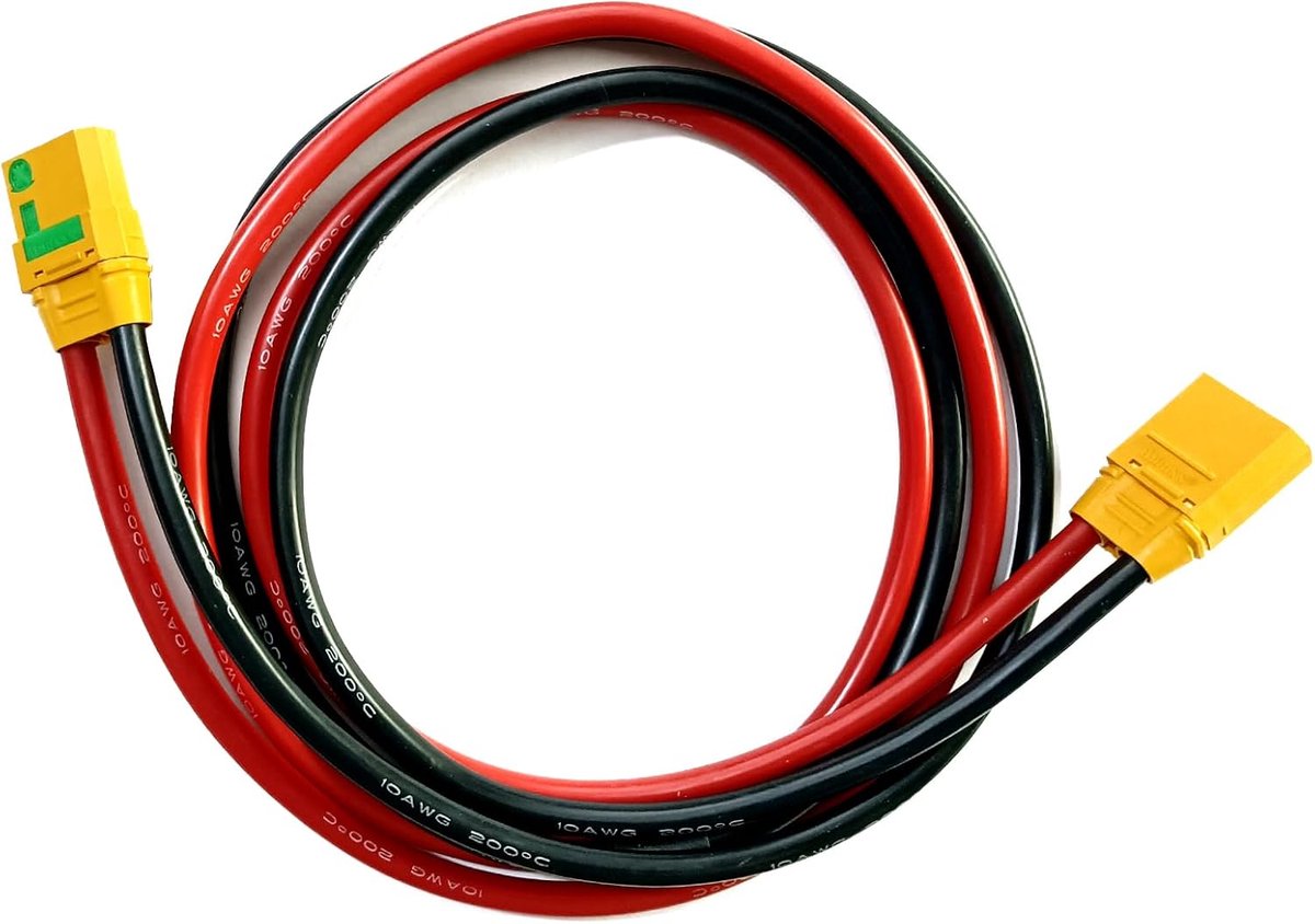 Anti-Spark Vrouwelijke Connector naar XT90H Mannelijke Connector Verlengkabel 100CM 10AWG voor RC Model Voertuig Vliegtuig Model