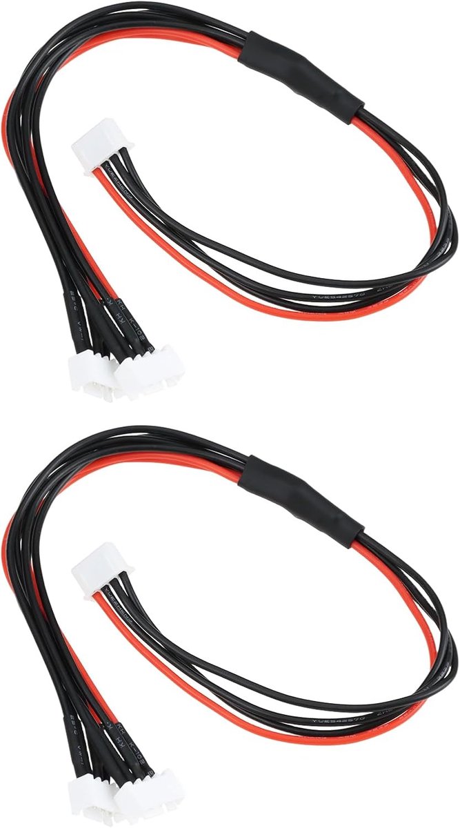 2 STKS JST-XH 3S naar 2x 3S Balans Draad Parallelle Adapter 30cm Compatibel met 3S LiPo Batterijen Parallel Opladen RC Modellen