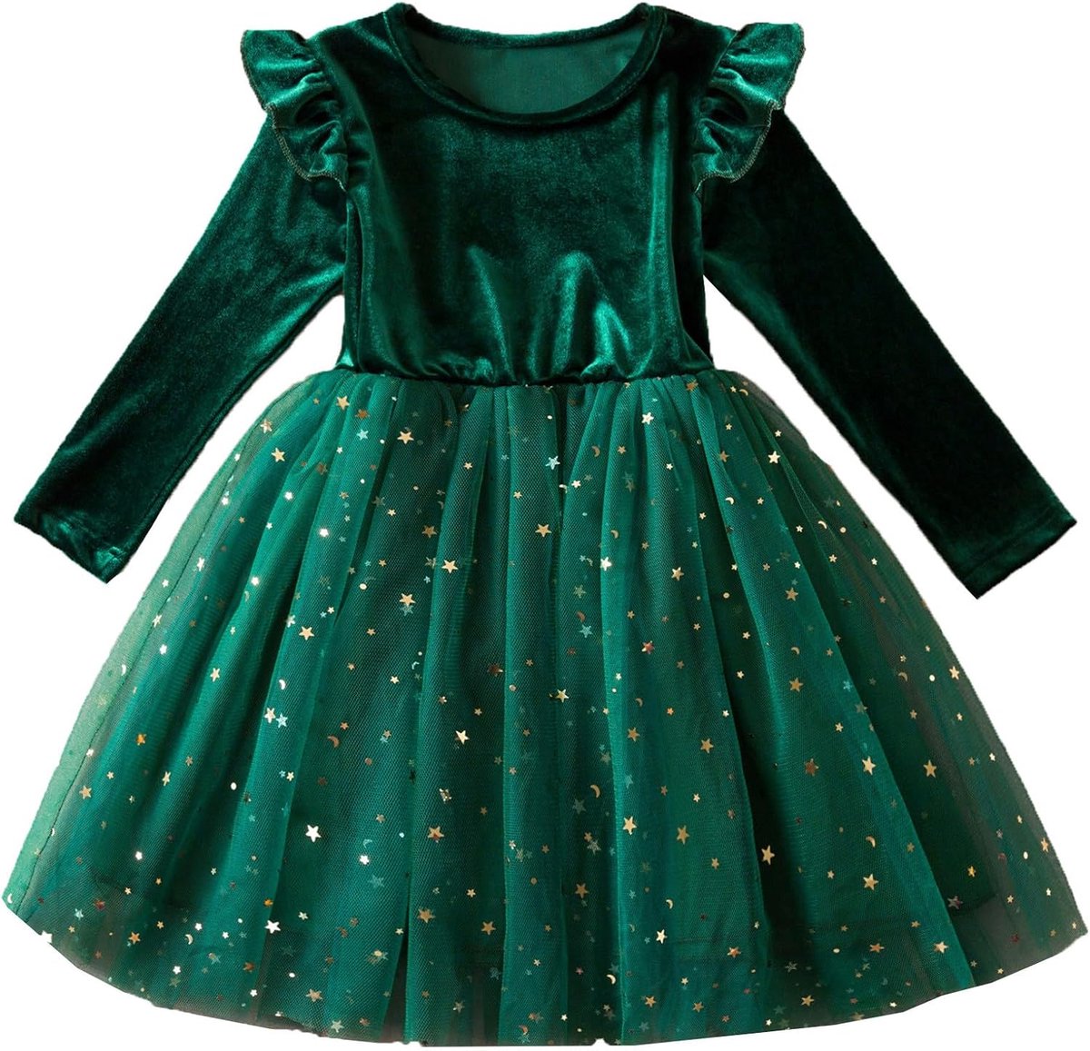 2026 prinses fleece voor meisjes, lange mouwen, fleece, patchwork, personaliseerbaar, party, winter