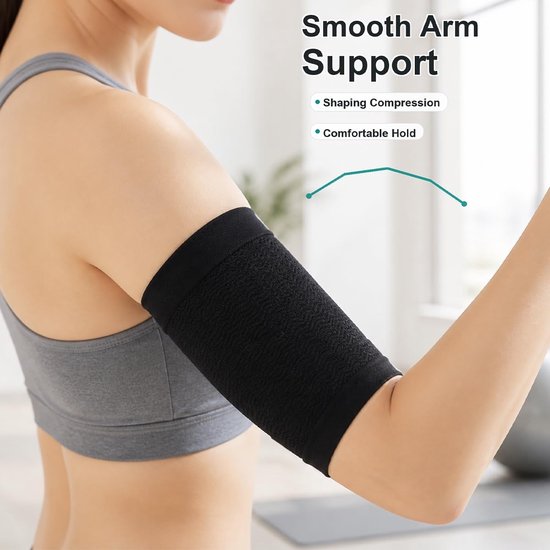Mouwen, lipoedeem manchetten, yoga armwarmers, afslanken — afbeelding 4