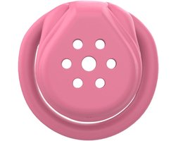 Cage Steel Male Sissy Small Chastity Cage Male Chastity Device Penis Cage for Men BDSM Penis Cage Sex Toys for Couples (Pink 0,Bending ring)