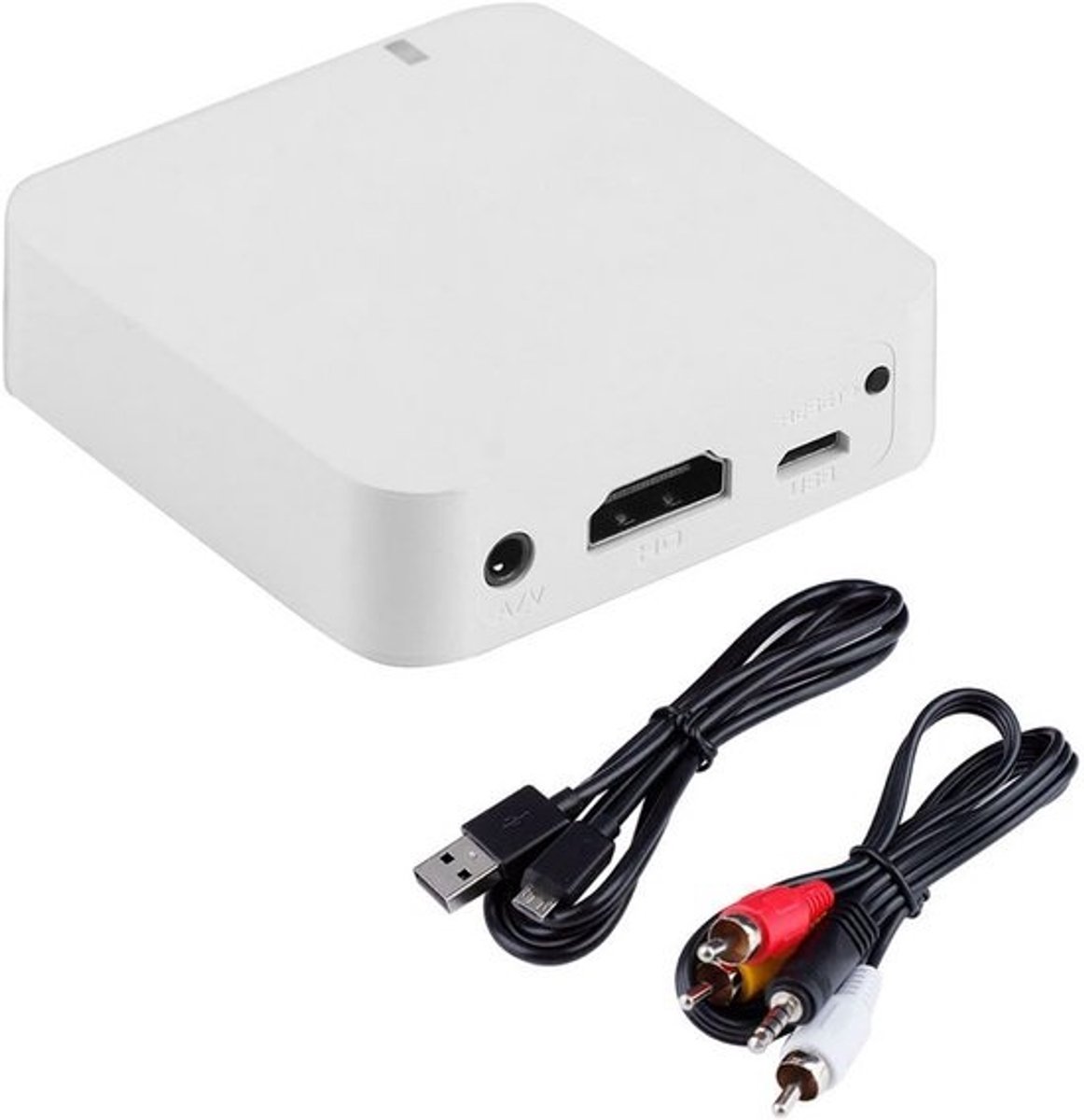 Draadloze smart wifi-displayadapter voor autoschermspiegeling - AV en HDMI