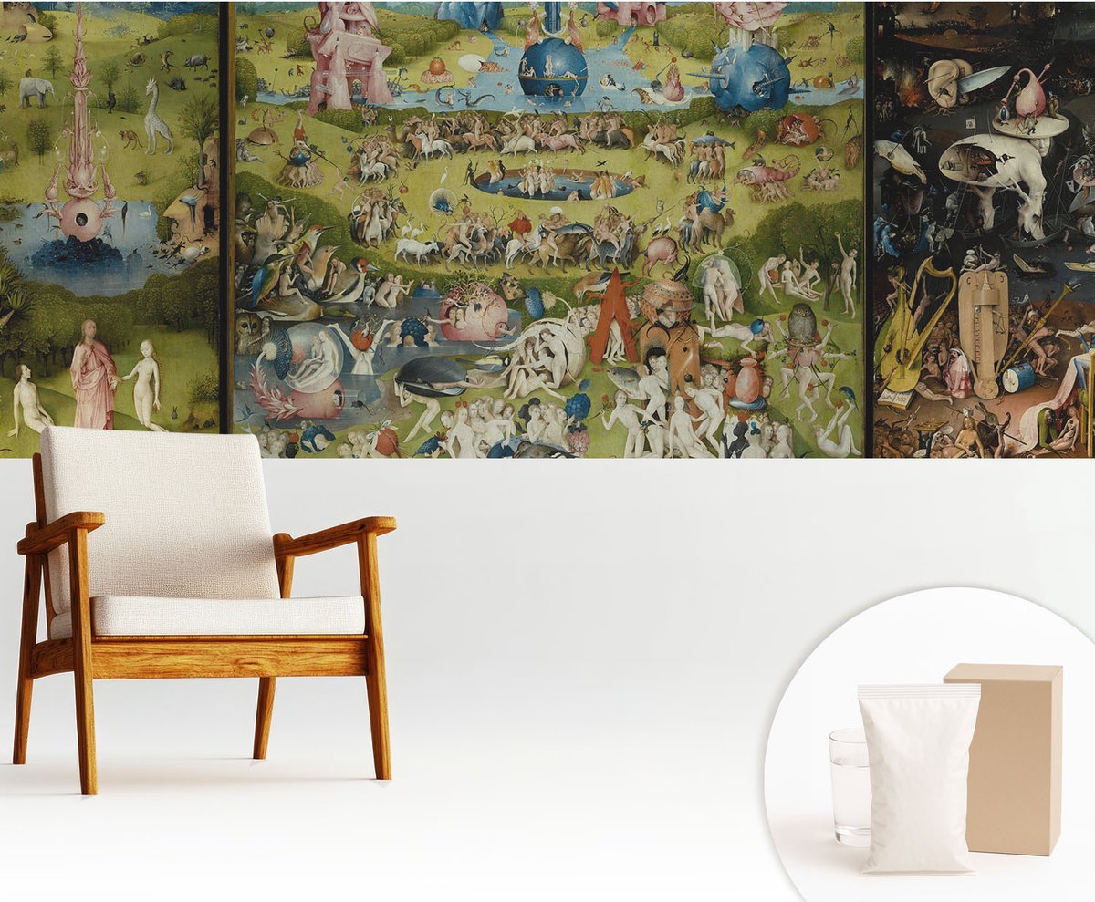 Wallfluent Fotobehang - Groente Vliesbehang - 250x104 cm - De Geheime Tuin Muurschildering - Slaapkamer behang Deel - Fotobehang Vlies - Gang behang