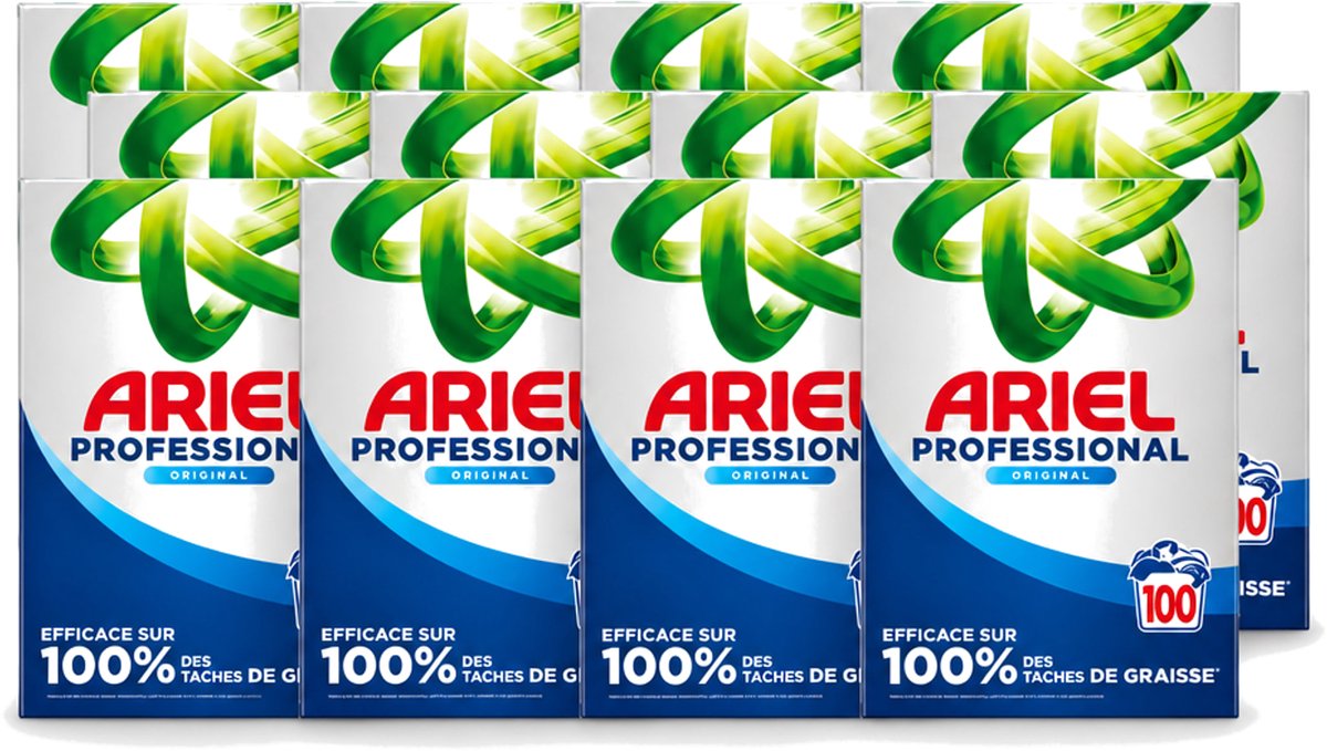 12 x Ariel – Waspoeder – Professional Regular – 100 wasbeurten - 5,5 kg - Voordeelverpakking - 12 stuks