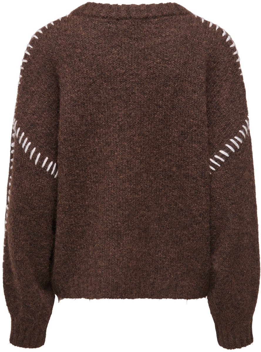JDY - JDYZOEY LIFE L/S ON STITCH PULL KNT Dames Trui — cadeau in Cadeau-ideeën - foto 6