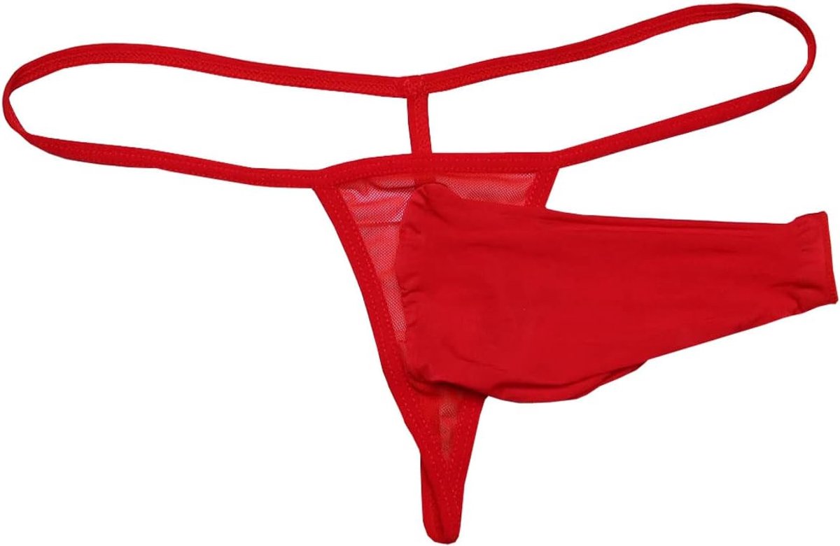 Mannen String Ondergoed - Rood - Sexy Open Design - Perfect voor Speciale Gelegenheden - ShopVlot