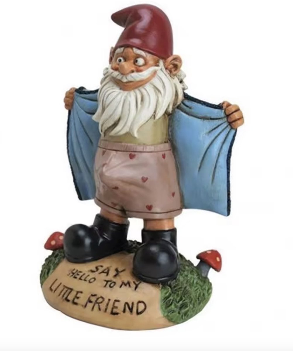 Medj-Grappige tuinkabouter - Woondecoratie - Buiten - Tuin - Achtertuin - Voortuin - Kabouter