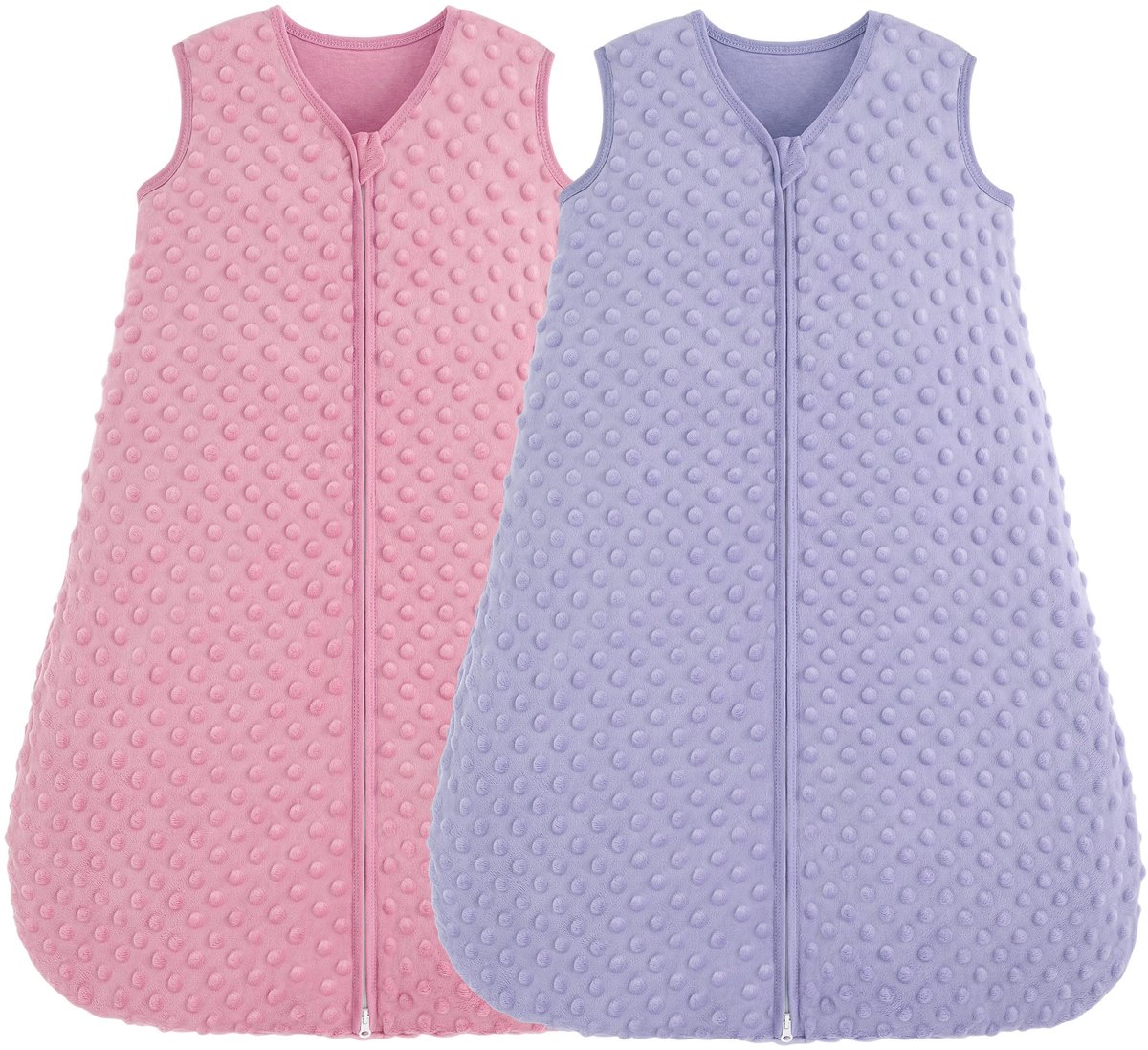 Baby slaapzak 0-6 maanden - Roze & paars - 1,5 Tog - Veilig en comfortabel slapen - ShopVlot