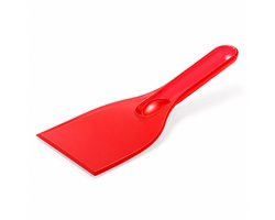 IJskrabber schepje - Kunststof ruitenkrabber - Auto accessoires - 21,2 x 8,8 cm - Rood