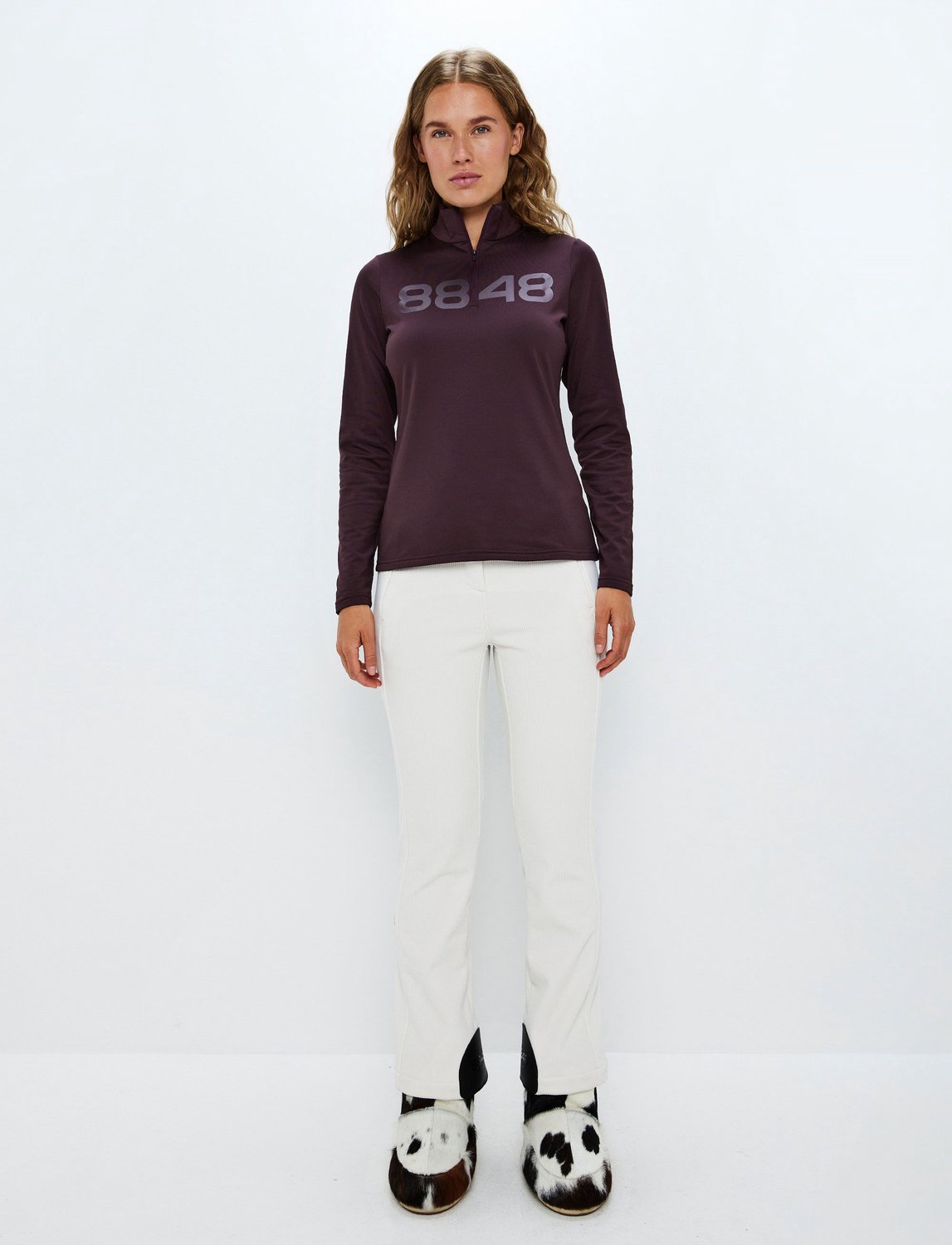 8848 ALTITUDE - Fairlee W Sweat - Skipully met rits dames - Rood