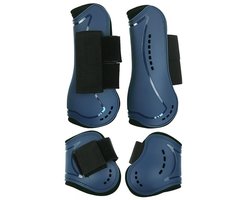 Set van 4 Gaiters voor Paarden - Duurzaam PU Hard Shell met Elastische Bevestigingsriemen
