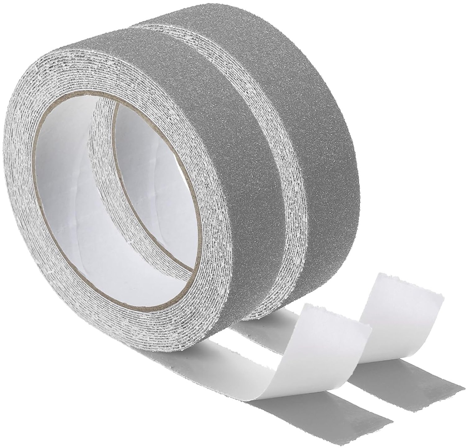 Antislip plakband 5 m - grijs PVC - veiligheidsband voor traptreden - sterke hechting zonder resten - 2 stuks - ServiceTopper