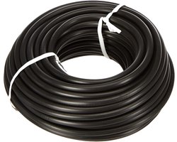 H05VV-F - 2x1 mm. - 20 mt - zwart