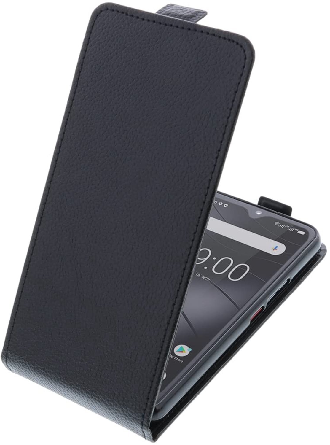 Flipstyle Hoes voor Gigaset GS5 Smartphone Zwart