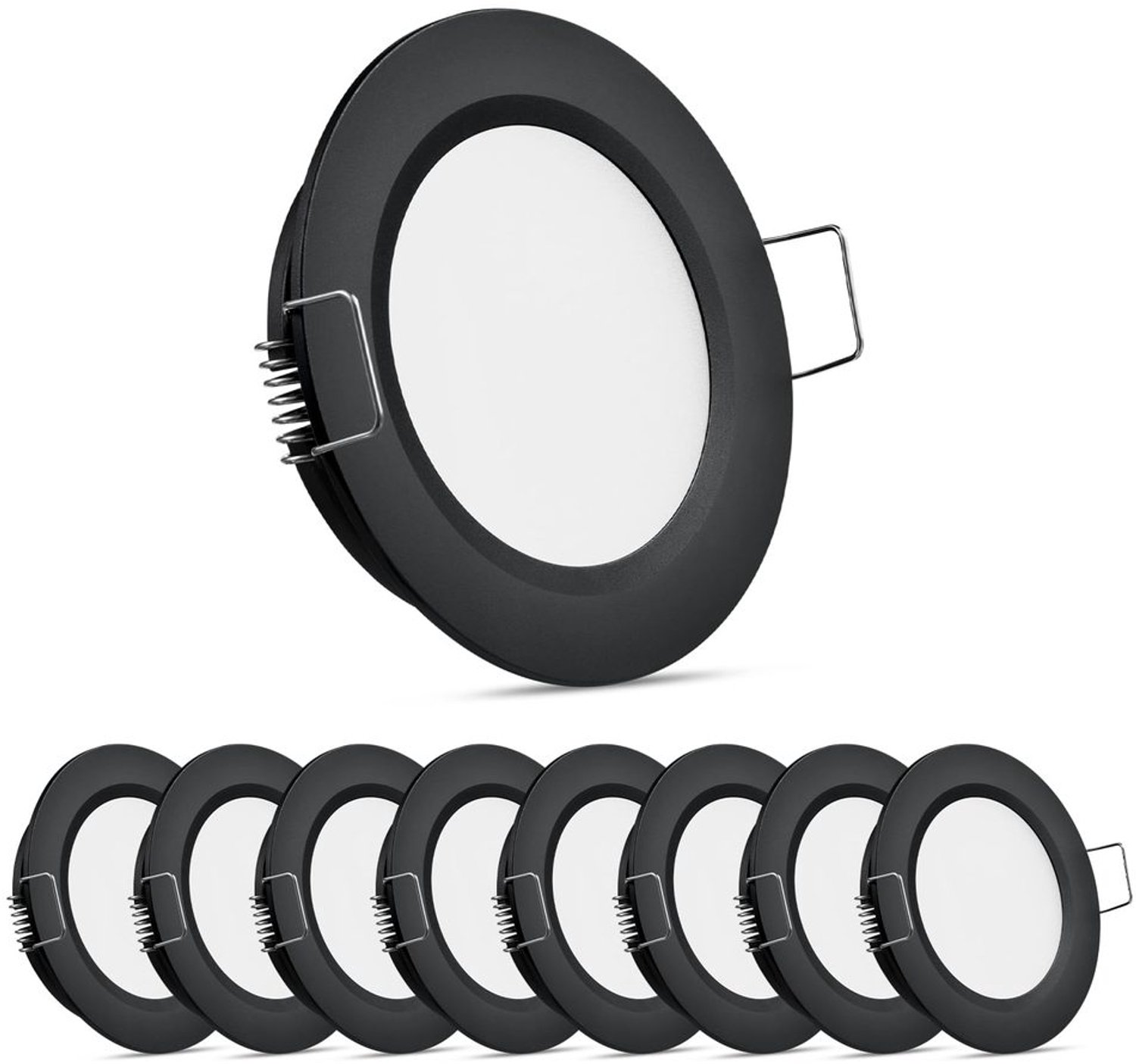 8 Stuks Dimbare LED Plafondlampen 12V