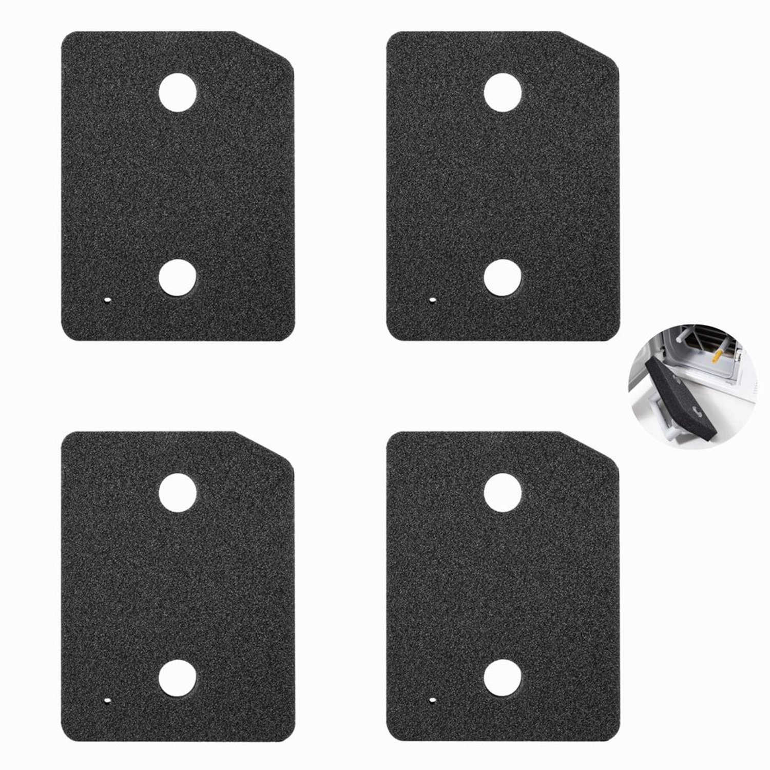 Set van 4 Effectieve Filters voor Miele Wasdroger