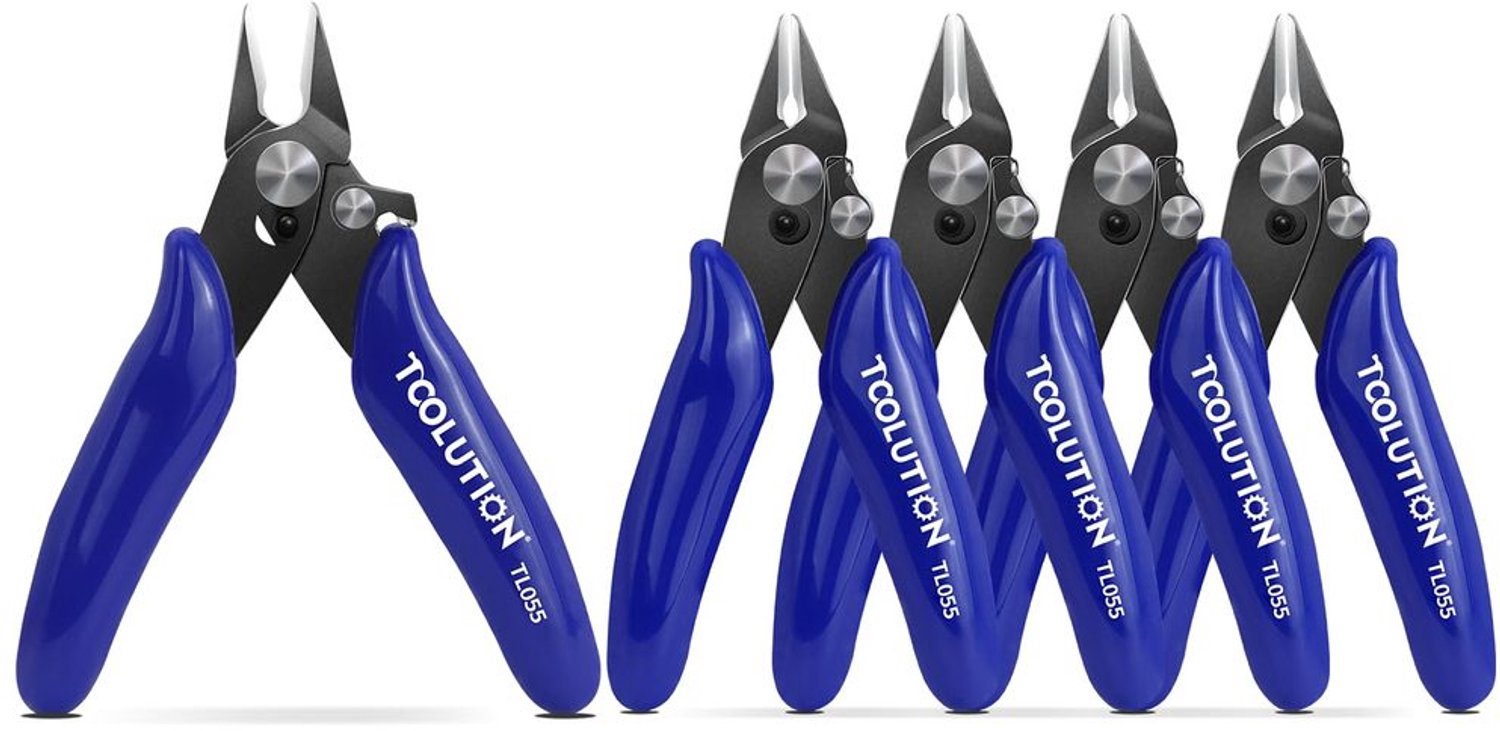 5-Pack 3.5 Inch Draadknipper voor Sieradenmaken - Veiligheidslock en