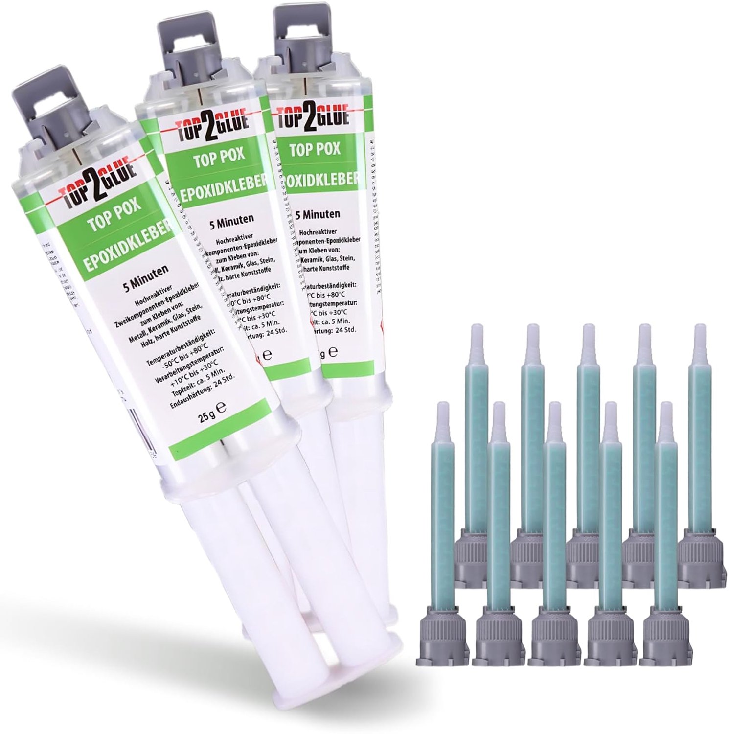 2-componenten lijm 75 g - 2K epoxyhars - extra sterke verbinding - ideaal voor duurzame reparaties - m-winkel