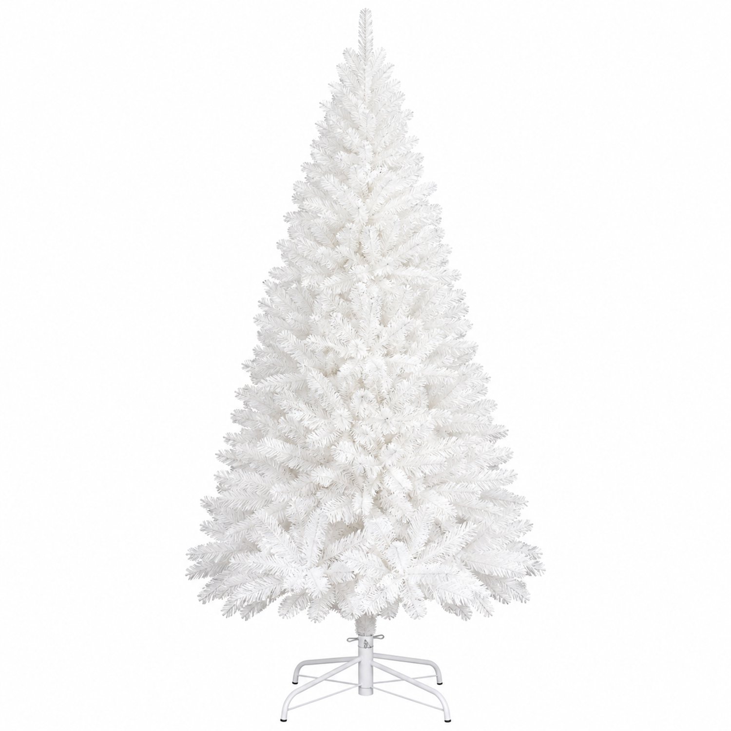 VILIMA - Kerstboom - Kunstkerstboom - Kerstboom wit - Kerstmis - 240 cm hoog - Volle boom - Stijlvol wit - Realistisch - Stevig