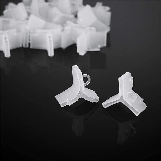 Fishing Hook Protector - 120 Stuks Treble Haak Covers in Geel en Wit — afbeelding 5