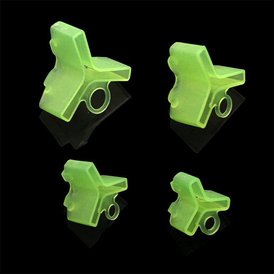 Fishing Hook Protector - 120 Stuks Treble Haak Covers in Geel en Wit — afbeelding 3