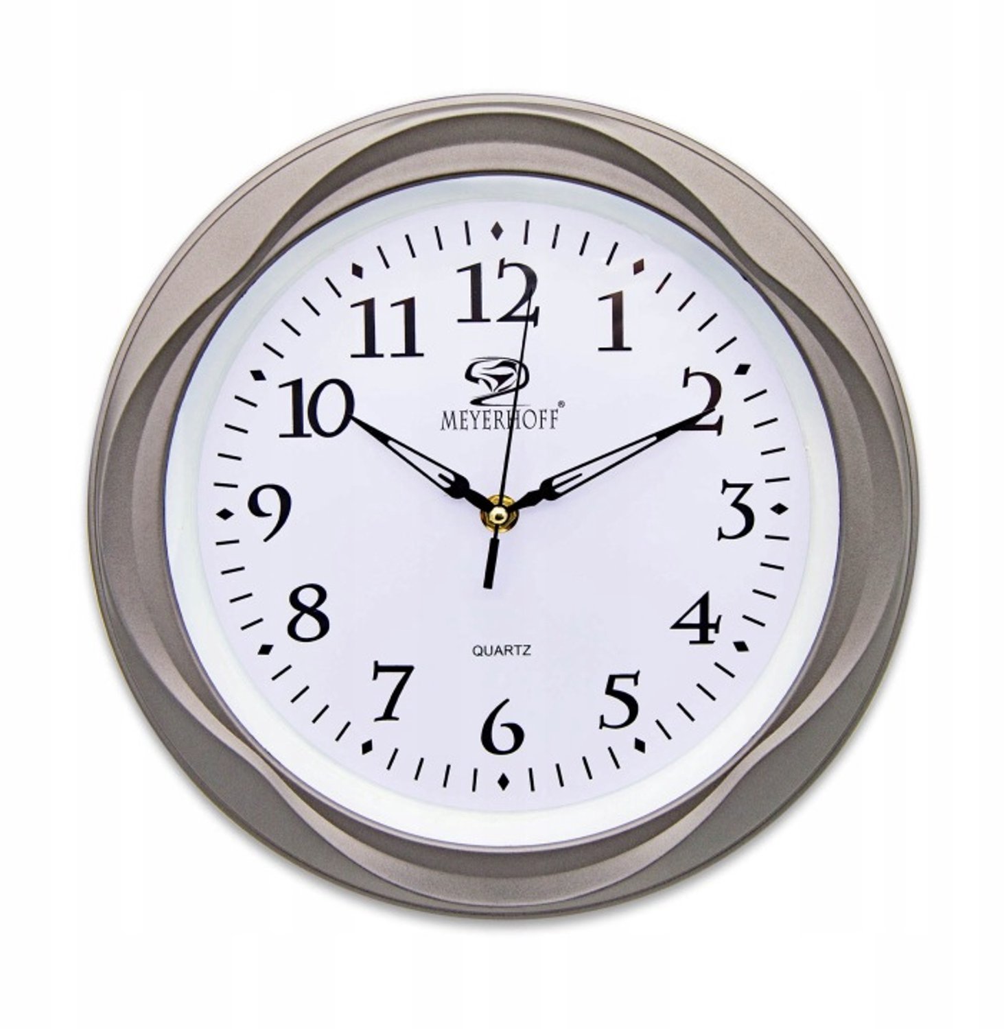 Wandklok 29 cm – Stille Ronde Muurklok – Grote Cijfers – Quartz Klok