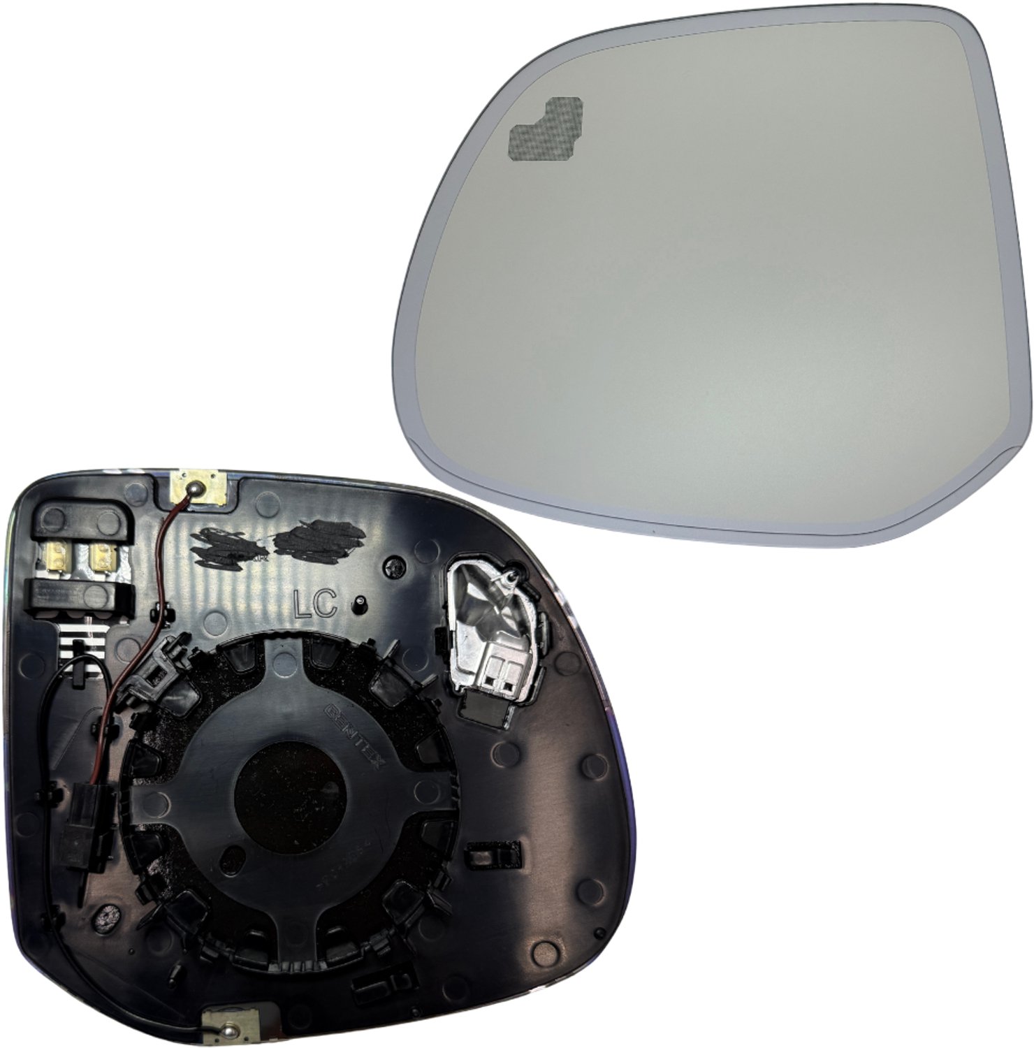 BILMAX Linker Buitenspiegelglas Vervanging voor Land Rover Range Rover (L460) 2022–2026, Verwarmd, Automatisch Dimmend, met BSM (Bestuurderszijde)