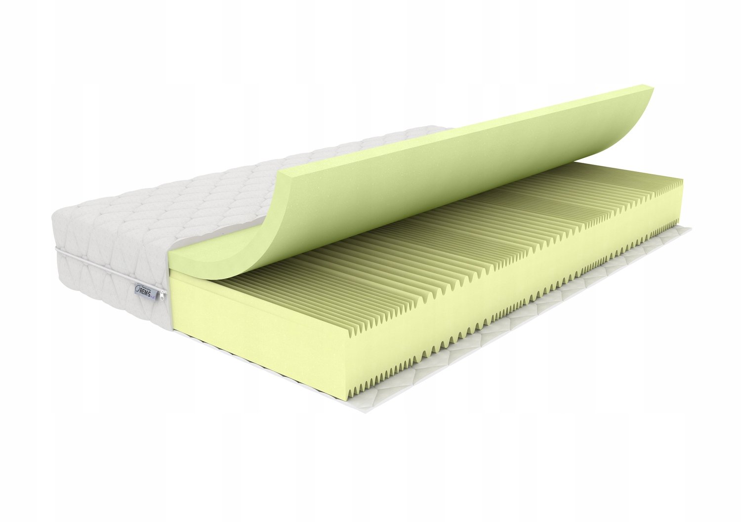 Rem-Sen SMART - Eenpersoonsmatras - 85 x 195 cm - H4 - Traagschuim