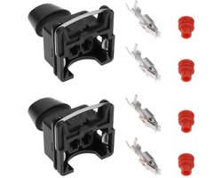2 stks 2 Pin Auto JPT Koelvloeistof Temperatuur Sensor Plug Connector 026906161 Compatibel met Compatibel met