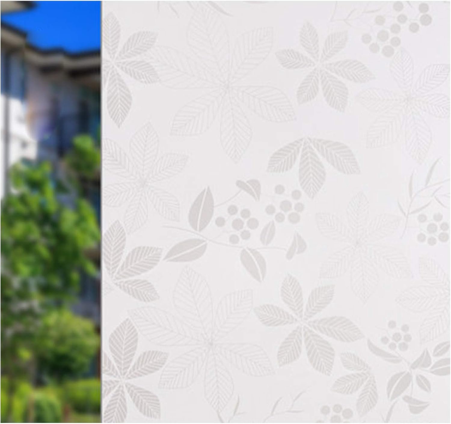 Venster film matte privacy - 90 x 200 cm - statische klampen - ideaal voor kantoor en badkamer - ServiceTopper