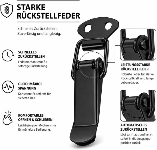 4-delige spanvergrendelingen, 45 mm — afbeelding 3