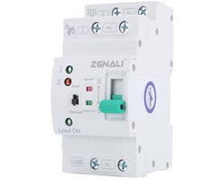 2P Mini ATS Transfer Switch Automatische Overdrachtsschakelaar 80A Dual Power Switch met 20ms Schakeltijd voor PZ30 -distributiebox