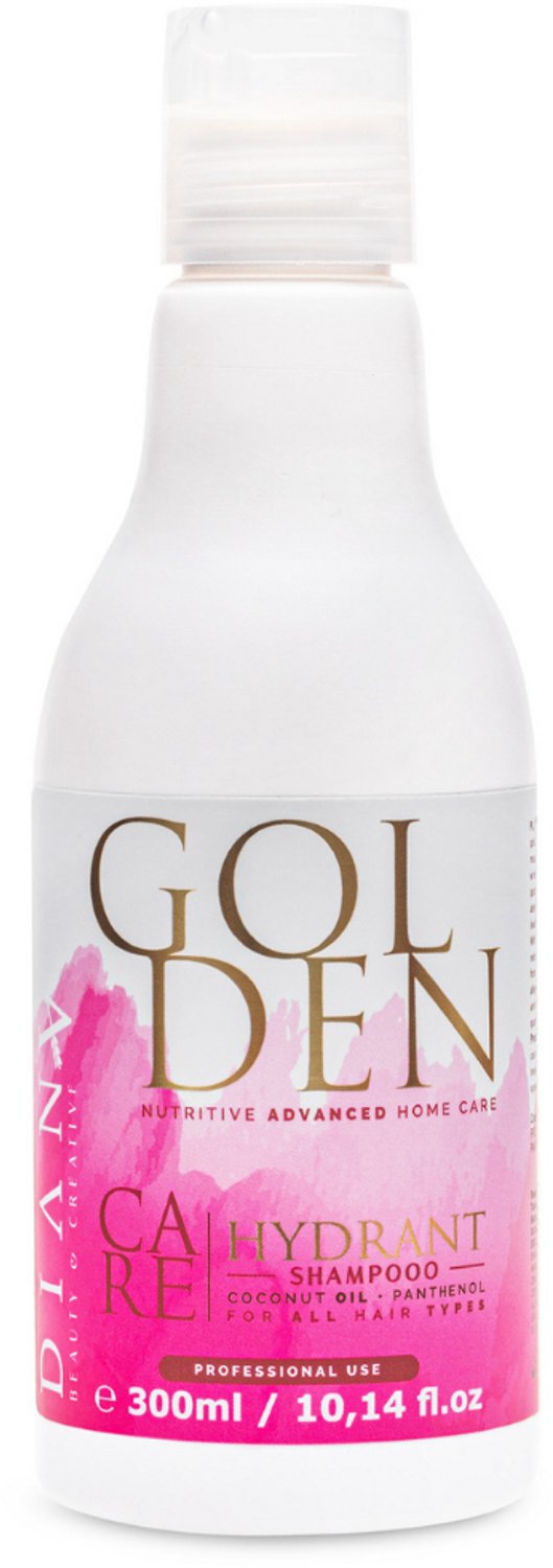 Golden Proteïne Shampoo 300g – Thuiszorg na Proteïne/Keratine Behandeling, Haarstijlen zonder Parabenen, Sulfaten en Siliconen, Met Panthenol