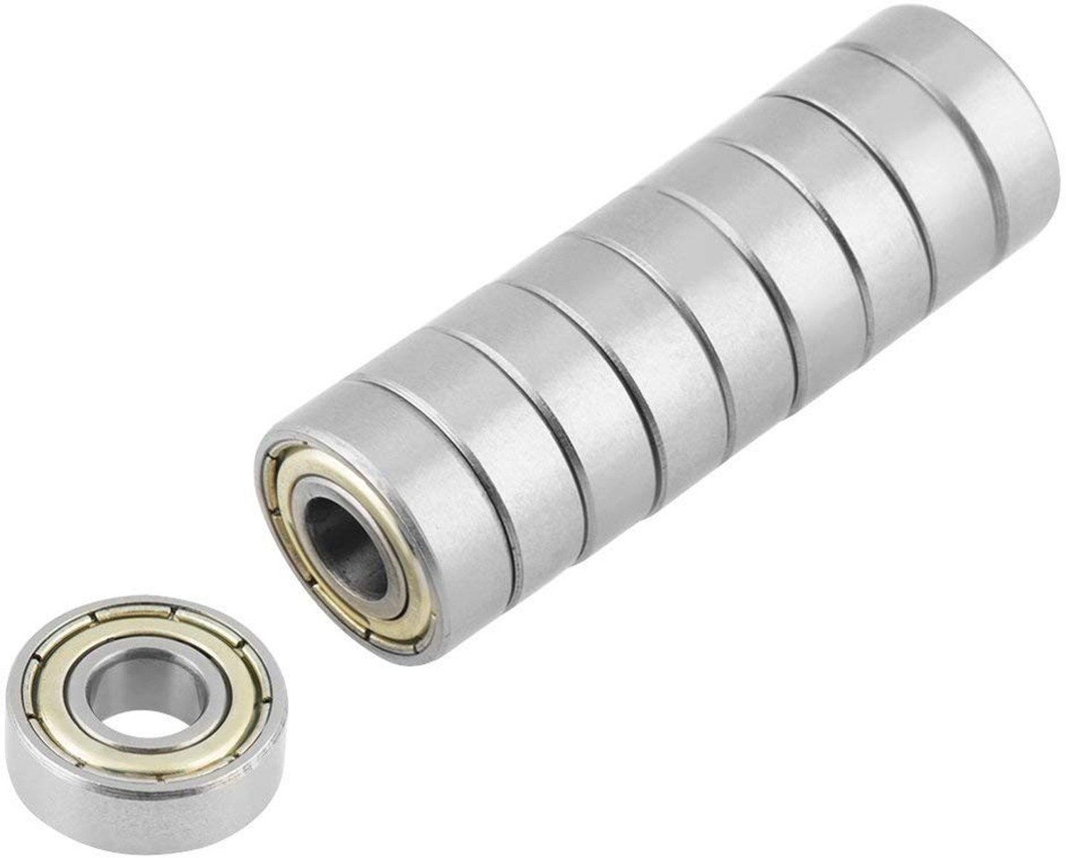 Roulement Hoge Precisie - Kogellagers 10 Stuks - Roestvrij Staal 6 x 15 x 5 mm - Corrosiebestendig - Slijtvast - Stil in Gebruik - Kogellager