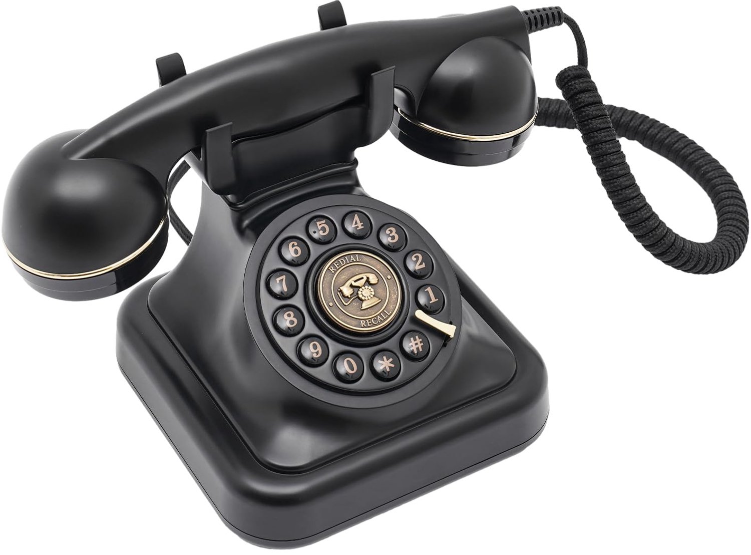 Retro Telefoon - Vintage Stijl Vaste Telefoon voor Thuis en Kantoor