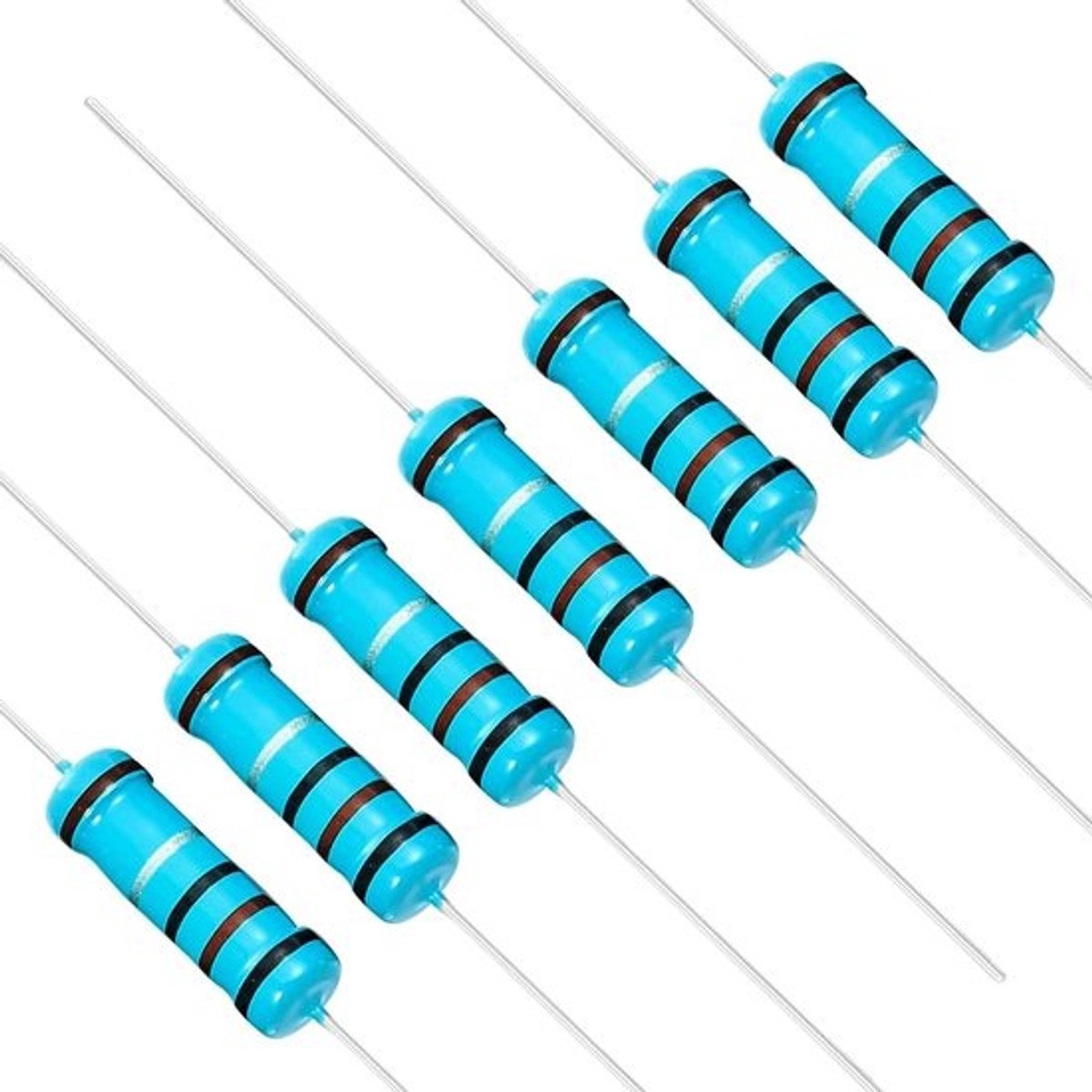 Vaste weerstanden - Metaalfilmcomponenten - Voor elektronicaprojecten - Tolerantie van 1% - 2 W, 0,1 ohm
